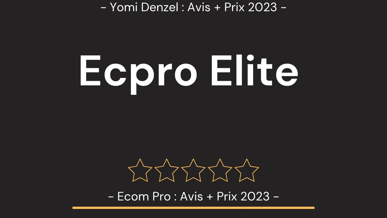 Formation Yomi Denzel Ecom Pro Elite